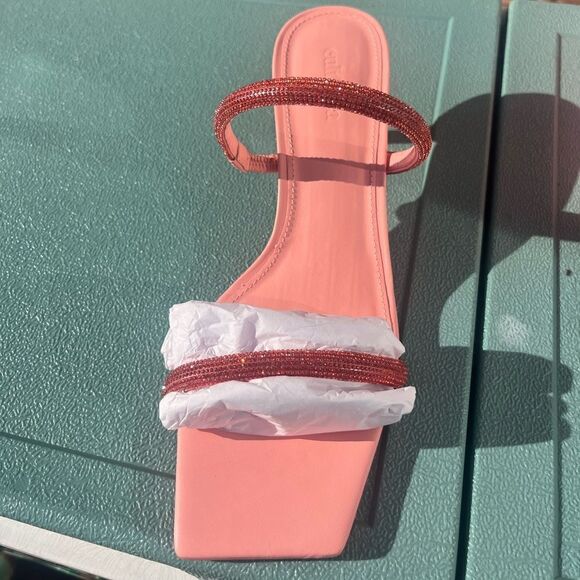 Cult Gaia Nami Crystal Embellished Sandals NIB - Picture 12 of 15